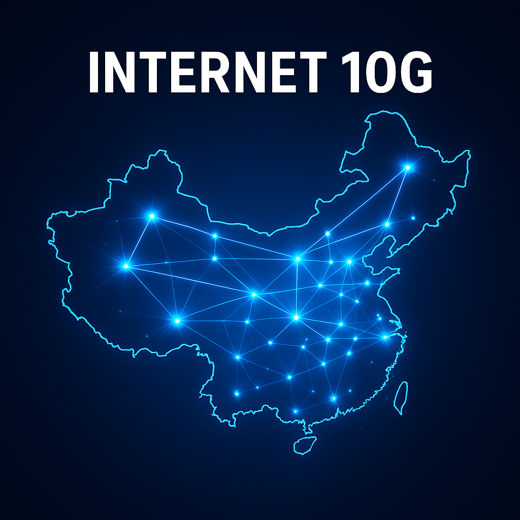 A China lançou a internet 10G e saiu na frente na corrida global