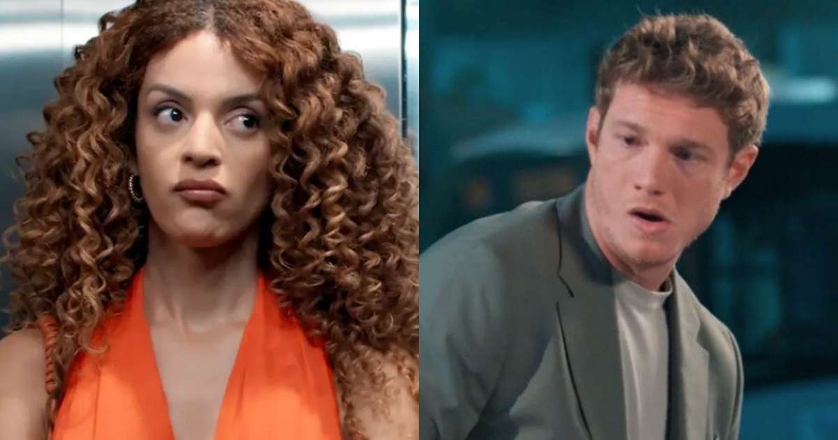 Viviane (Gabriela Loran) e Leonardo (Pedro Novaes) de Três Graças (Reprodução/TV Globo) Foto:...