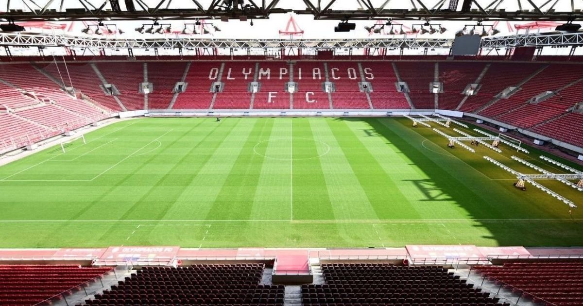 Georgios Karaiskakis Stadium, casa do Olympiacos  • Divulgação/Olympiacos