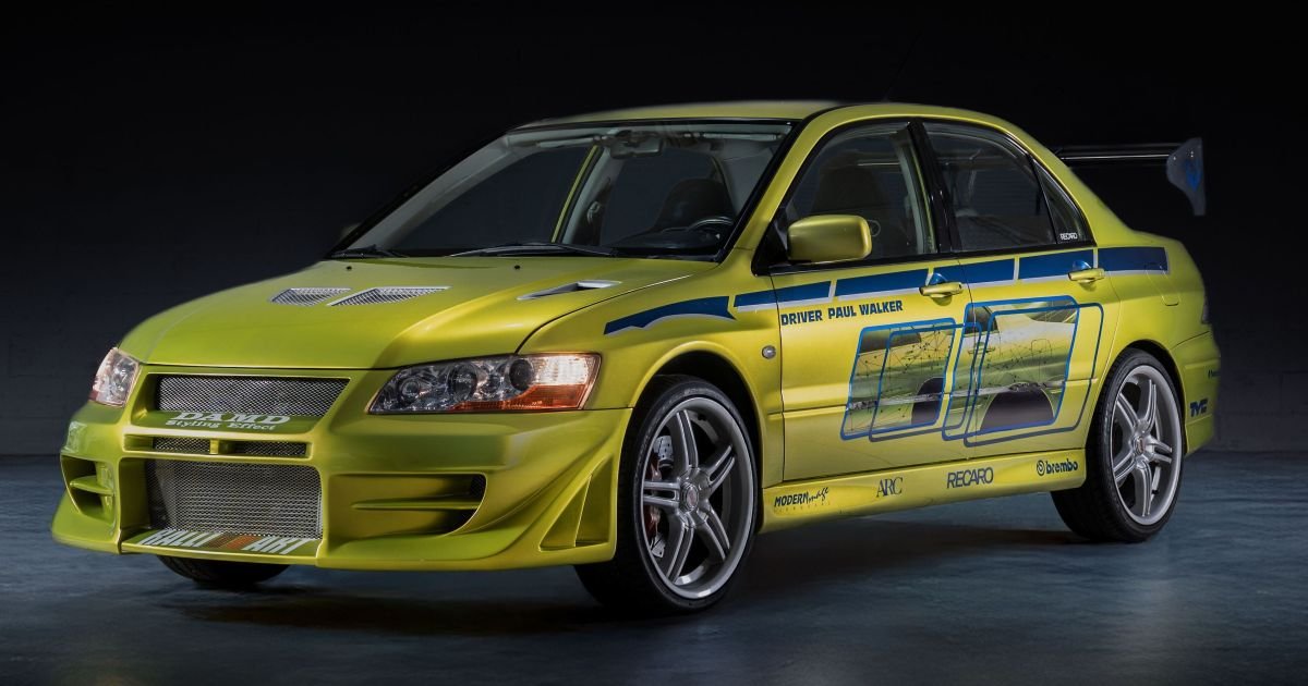 Mitsubishi Lancer Evolution usado no filme Velozes e Furiosos  • Bonhams Cars/Divulgação
