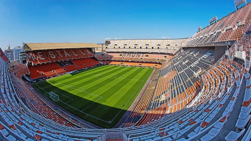Mestalla, casa do Valencia  • Divulgação/Valencia CF