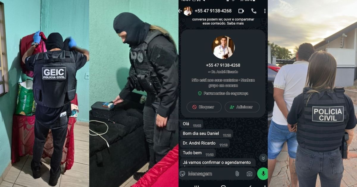Polícia prende quadrilha que aplicava golpe do falso médico no RS  • Reprodução