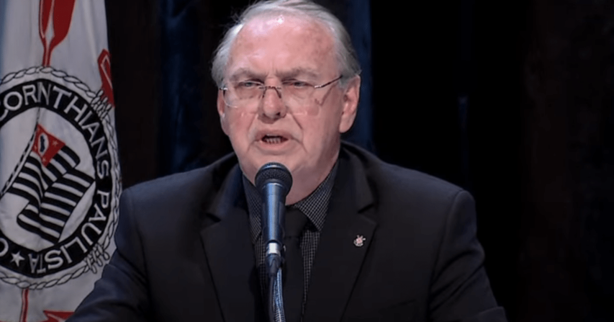 Osmar Stábile, presidente do Corinthians  • Foto: Reprodução/Corinthians TV