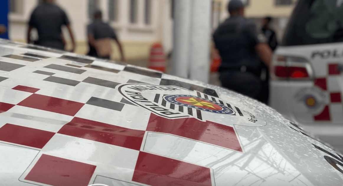 Viatura da Polícia Militar de São Paulo  • Reprodução/ Twitter PMESP