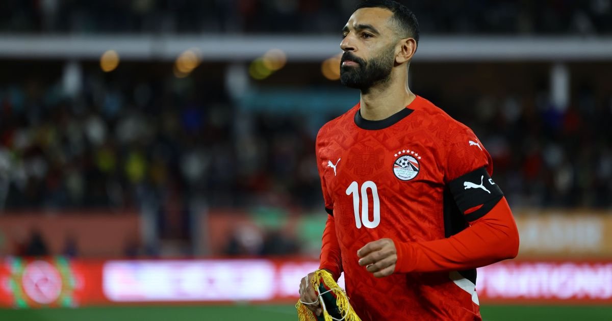 Salah, capitão da seleção do Egito • Foto: Stringer/Anadolu via Getty Images