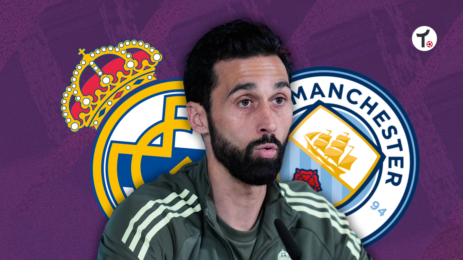 Alvaro Arbeloa, técnico do Real Madrid (Foto: IMAGO / ZUMA Press Wire, Arte: Trivela)