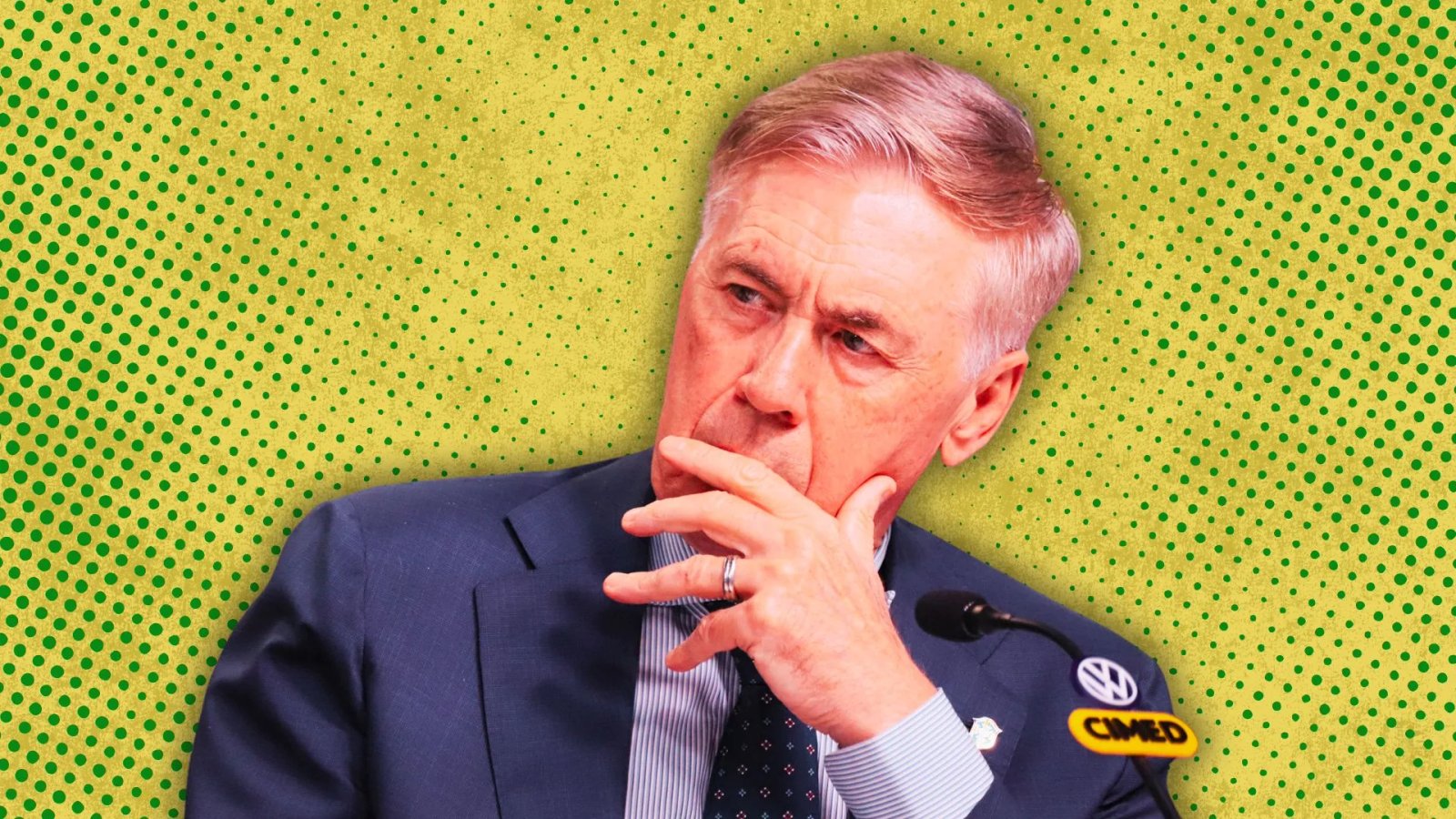 Carlo Ancelotti tem desafios a resolver na seleção brasileira. Foto: IMAGO / Brazil Photo Press...