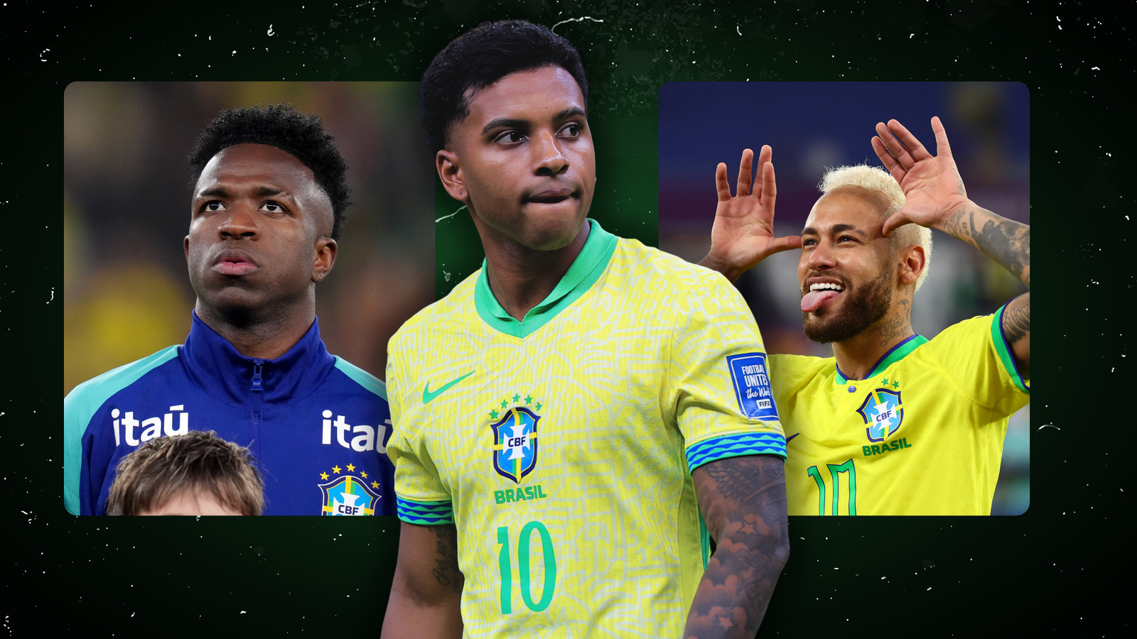 Lesão de Rodrygo causa dor de cabeça na Seleção Brasileira (Fotos: Icon Sports)