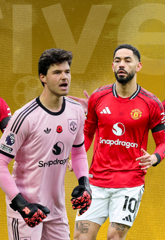 Bryan Mbeumo, Senne Lammens, Matheus Cunha e Benjamin Sesko) (Fotos: Imago/Arte: Trivela)